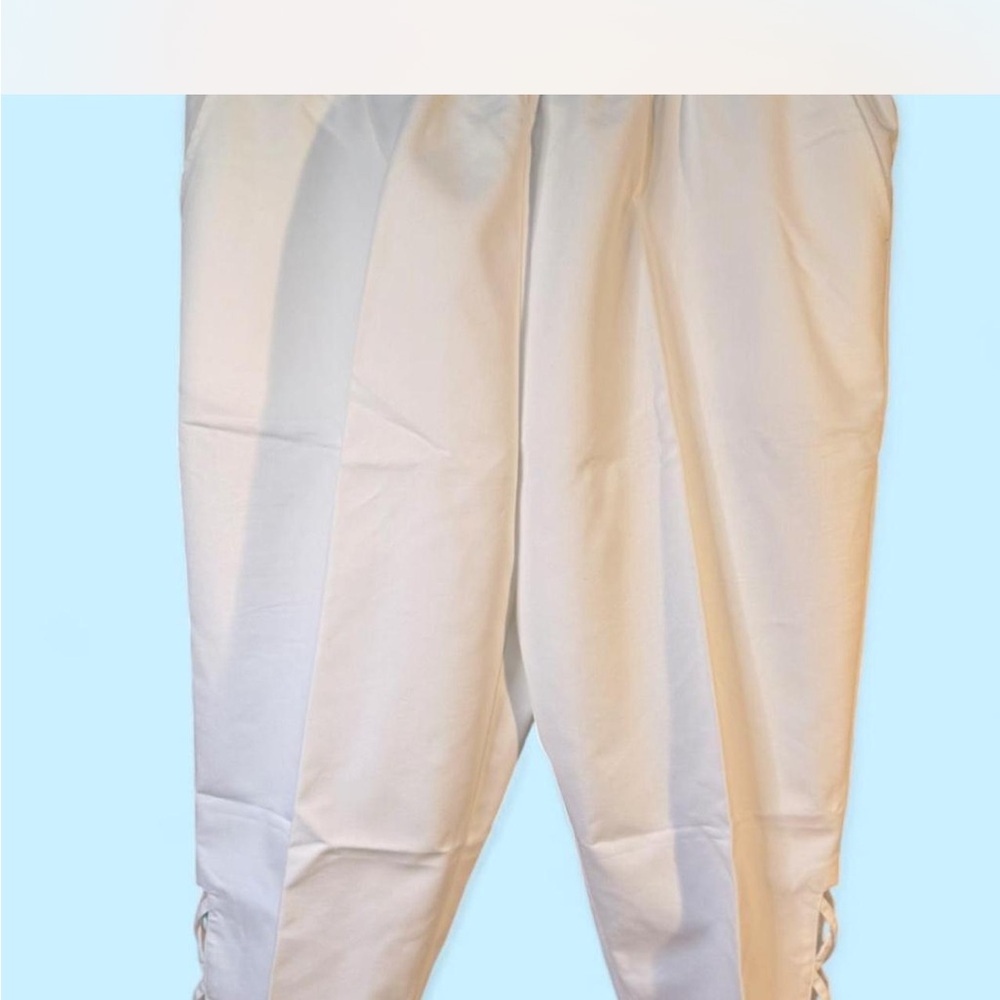 Blair White Capri Women’s Crisscrossed XL PT (18) - Picture 3 of 8